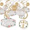Big Dot of Happiness Religious Easter - Christian Holiday Party Hanging Decor - Party Decoration Swirls - Set of 40